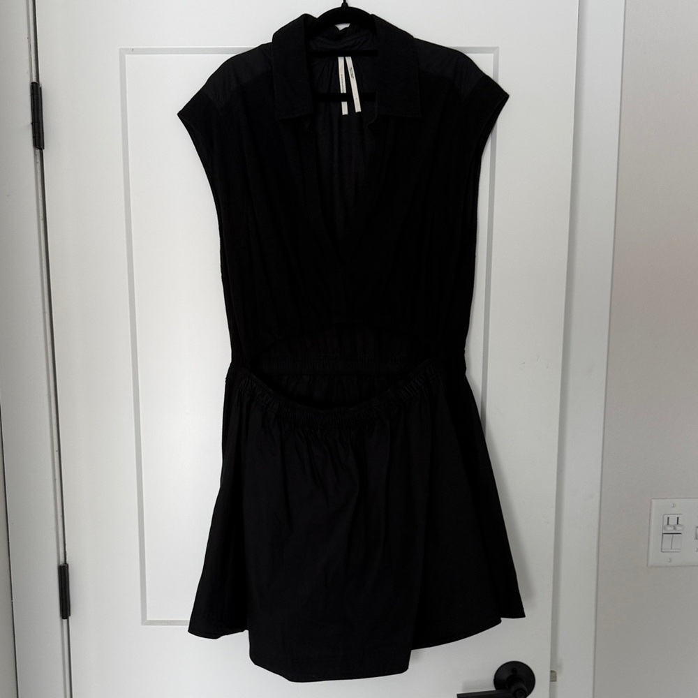Anthropologie Black Mini Dress